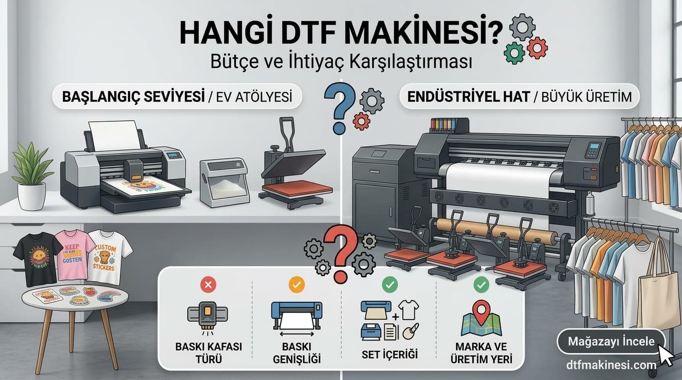 DTF Makinesi Fiyatları: Ne Kadar Öderim?